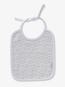 Les 3 Bavoirs à Liens En Gaze De Coton Blanc/gris - Vertbaudet -Vertbaudet Shop les 3 bavoirs a liens en gaze de coton 2