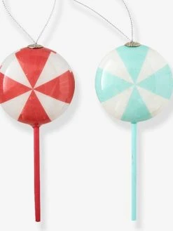 Les 4 Décorations Candy à Suspendre Rouge - Vertbaudet -Vertbaudet Shop les 4 decorations candy a suspendre 5