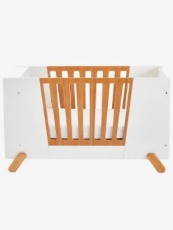 Lit Bébé Avec Barrière Amovible + Rangement Bibliothèque LIGNE PIROUETTE Blanc - Vertbaudet -Vertbaudet Shop lit bebe avec barriere amovible rangement bibliotheque ligne pirouette 4