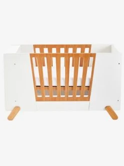 Lit Bébé Avec Barrière Amovible + Rangement Bibliothèque LIGNE PIROUETTE Blanc - Vertbaudet -Vertbaudet Shop lit bebe avec barriere amovible rangement bibliotheque ligne pirouette 5