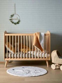 Lit Bébé LIGNE CONFETTI NATURE Marron - Vertbaudet -Vertbaudet Shop lit bebe ligne confetti nature 5