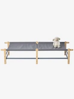 Lit De Camp Enfant Baroudeur Gris - Vertbaudet -Vertbaudet Shop lit de camp enfant baroudeur 3