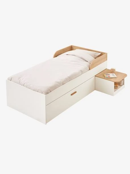 Lit Enfant Multi Rangements HAPPY Blanc - Vertbaudet 4 Lit Enfant Multi Rangements HAPPY Blanc - Vertbaudet – Image 2