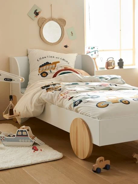 Lit évolutif Enfant LIGNE ROLLIE Blanc/bois - Vertbaudet 5 Lit évolutif Enfant LIGNE ROLLIE Blanc/bois - Vertbaudet – Image 3