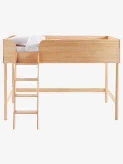 Lit Mi-hauteur LIGNE CONFETTI NATURE Marron - Vertbaudet -Vertbaudet Shop lit mi hauteur ligne confetti nature 2