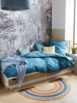 Lit Plateforme Enfant Avec Tiroirs LIGNE SCHOOL Blanc / Bois - Vertbaudet -Vertbaudet Shop lit plateforme enfant avec tiroirs ligne school 5