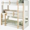 Lits Superposés 3 Niveaux LIGNE EVEREST Blanc/bois - Vertbaudet -Vertbaudet Shop lits superposes 3 niveaux ligne everest