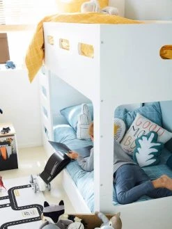 Lits Superposés Bas LIGNE FUJI Blanc - Vertbaudet -Vertbaudet Shop lits superposes bas ligne fuji 1