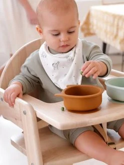 Lot De 2 Bavoirs Bandanas Petit Nomade Lot Caramel Ivoire Imprimé - Vertbaudet -Vertbaudet Shop lot de 2 bavoirs bandanas petit nomade 4