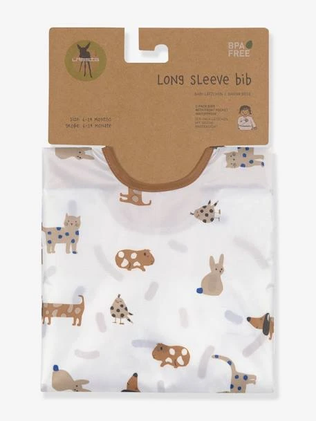 Lot De 2 Bavoirs Manches Longues LÄSSIG Little Forest Renard - Vert Ol - Lassig 4 Lot De 2 Bavoirs Manches Longues LÄSSIG Little Forest Renard - Vert Ol - Lassig – Image 2