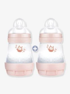 Lot De 2 Biberons 160 Ml MAM Easy Start Anti-colique Nature Guardian Nature Blush - Mam -Vertbaudet Shop lot de 2 biberons 160 ml mam easy start anti colique nature guardian 1