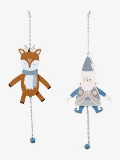 Lot De 2 Pantins Articulés En Bois Scandinave Bois - Vertbaudet -Vertbaudet Shop lot de 2 pantins articules en bois scandinave 3