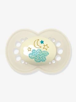 Lot De 2 Sucettes En Silicone MAM Nuit 18+ Vert + Bleu - Mam -Vertbaudet Shop lot de 2 sucettes en silicone mam nuit 18 2