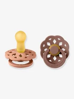 Lot De 2 Sucettes-tétines BIBS Bohème, Taille 2 De 6 à 18 Mois Sable + Miel - Bibs -Vertbaudet Shop lot de 2 sucettes tetines bibs boheme taille 2 de 6 a 18 mois 2