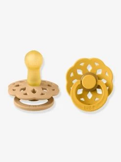 Lot De 2 Sucettes-tétines BIBS Bohème, Taille 2 De 6 à 18 Mois Sable + Miel - Bibs -Vertbaudet Shop lot de 2 sucettes tetines bibs boheme taille 2 de 6 a 18 mois 3