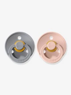 Lot De 2 Sucettes-tétines BIBS Colour, Taille 1 De 0 à 6 Mois Blush & Vanilla - Bibs -Vertbaudet Shop lot de 2 sucettes tetines bibs colour taille 1 de 0 a 6 mois 5