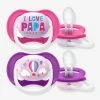 Lot De 2 Sucettes Ultra Air Animals 2e âge Philips AVENT Pingouin + éléphant - Philips Avent -Vertbaudet Shop lot de 2 sucettes ultra air animals 2e age philips avent