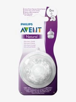 Lot De 2 Tétines Philips AVENT Natural, 5 Débits Transparent - Philips Avent -Vertbaudet Shop lot de 2 tetines philips avent natural 5 debits 2