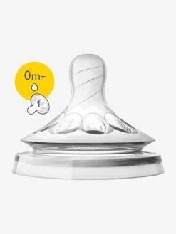 Lot De 2 Tétines Philips AVENT Natural, 5 Débits Transparent - Philips Avent -Vertbaudet Shop lot de 2 tetines philips avent natural 5 debits 3
