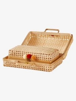 Lot De 2 Valisettes En Bambou Beige - Vertbaudet -Vertbaudet Shop lot de 2 valisettes en bambou 2