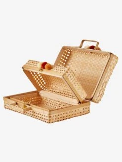 Lot De 2 Valisettes En Bambou Beige - Vertbaudet -Vertbaudet Shop lot de 2 valisettes en bambou 3