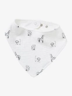 Lot De 3 Bavoirs Bandanas En Gaze De Coton Lot Vert Panda - Vertbaudet -Vertbaudet Shop lot de 3 bavoirs bandanas en gaze de coton 2