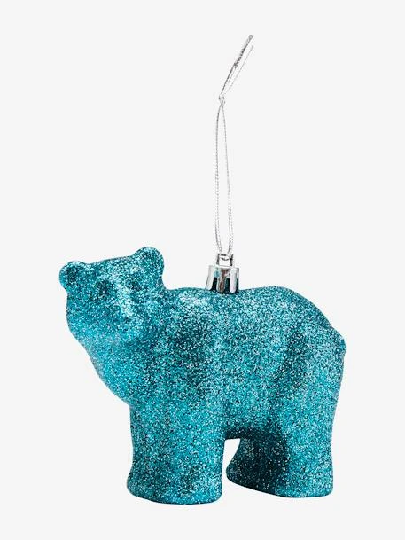 Lot De 3 Décorations De Noël Ours Pailletés Vert - Vertbaudet 6 Lot De 3 Décorations De Noël Ours Pailletés Vert - Vertbaudet – Image 4