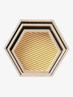 Lot De 3 étagères Hexagones Enfant Bois/multicolore - Vertbaudet -Vertbaudet Shop lot de 3 etageres hexagones enfant 2