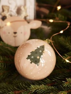 Lot De 6 Boules De Noël Contes De La Forêt Vert - Vertbaudet -Vertbaudet Shop lot de 6 boules de noel contes de la foret 3