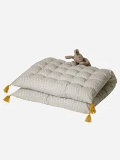 Matelas De Sol Avec Pompons Gris Clair Imprimé - Vertbaudet -Vertbaudet Shop matelas de sol avec pompons 2
