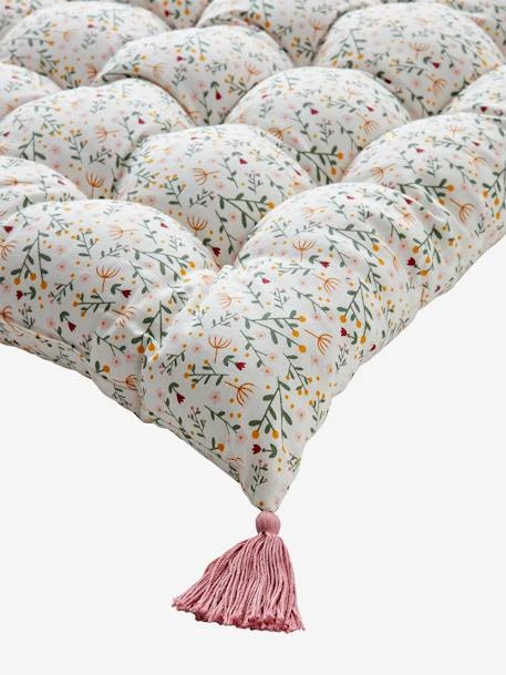 Matelas De Sol Avec Pompons FLEURETTES écru / Multicolore - Vertbaudet 5 Matelas De Sol Avec Pompons FLEURETTES écru / Multicolore - Vertbaudet – Image 3