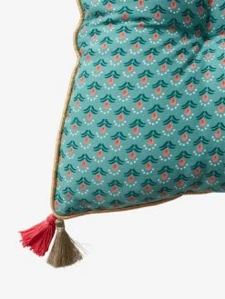 Matelas De Sol Velours Eden India Vert / Rose - Vertbaudet -Vertbaudet Shop matelas de sol velours eden india 3