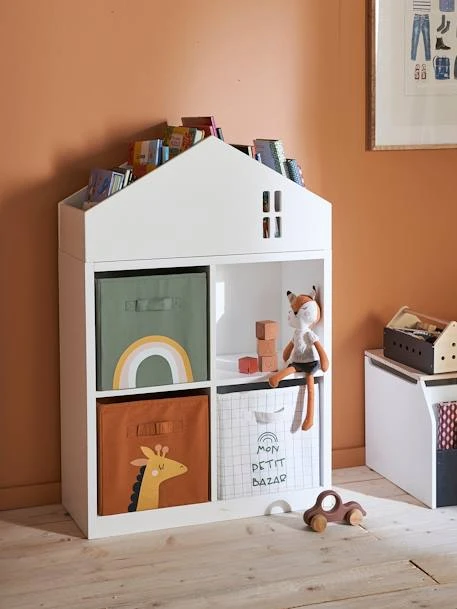 Meuble 4 Cases Casas Blanc - Vertbaudet 6 Meuble 4 Cases Casas Blanc - Vertbaudet – Image 4