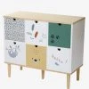 Meuble 6 Bacs Jungle Blanc - Vertbaudet -Vertbaudet Shop meuble 6 bacs jungle