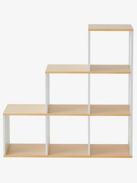 Meuble 6 Cases Blanc / Bois - Vertbaudet 5 Meuble 6 Cases Blanc / Bois - Vertbaudet – Image 3