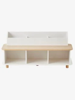 Meuble à Chaussures LIGNE PTILOU Blanc/bois - Vertbaudet -Vertbaudet Shop meuble a chaussures ligne ptilou 2