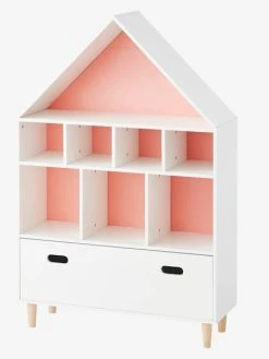 Meuble De Rangement 9 Cases Maison Blanc/bleu - Vertbaudet 10 Meuble De Rangement 9 Cases Maison Blanc/bleu - Vertbaudet -Vertbaudet Shop meuble de rangement 9 cases maison 2