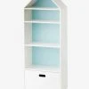 Meuble De Rangement "maison" 5 Cases Blanc - Vertbaudet -Vertbaudet Shop meuble de rangement maison 5 cases