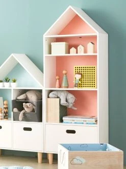 Meuble De Rangement "maison" 5 Cases Blanc - Vertbaudet -Vertbaudet Shop meuble de rangement maison 5 cases 5