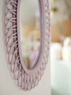 Miroir Ovale En Rotin DOUCE PROVENCE Violet - Vertbaudet -Vertbaudet Shop miroir ovale en rotin douce provence 4