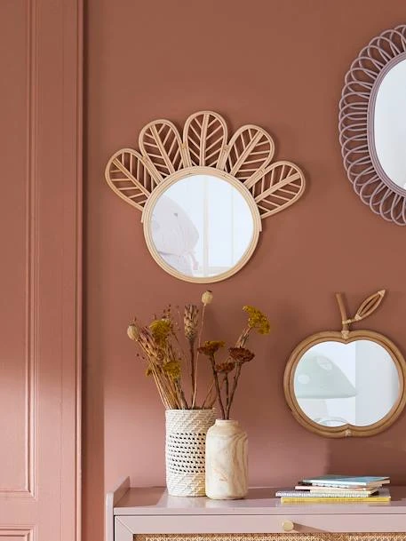 Miroir Rotin Sioux Beige Clair - Vertbaudet 4 Miroir Rotin Sioux Beige Clair - Vertbaudet – Image 2