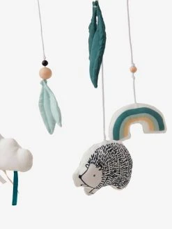 Mobile Musical LOVELY NATURE Avec Jouets En Coton Bio* Vert - Vertbaudet -Vertbaudet Shop mobile musical lovely nature avec jouets en coton bio 3