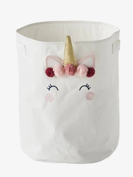 Panier De Rangement XL Licorne Ivoire - Vertbaudet 4 Panier De Rangement XL Licorne Ivoire - Vertbaudet – Image 2
