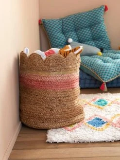 Panier En Jute Festonné Fiore Osier/rose - Vertbaudet 8 Panier En Jute Festonné Fiore Osier/rose - Vertbaudet -Vertbaudet Shop panier en jute festonne fiore 2