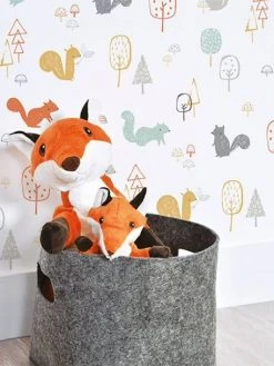 Papier Peint Intissé Lilipinso Fleurs Sur Fond Sombre - Lilipinso -Vertbaudet Shop papier peint intisse lilipinso 4