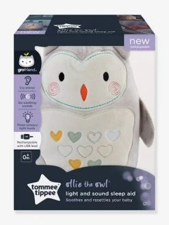 Peluche Aide Au Sommeil Rechargeable TOMMEE TIPPEE Ollie La Chouette Gris Clair/blanc - Tommee Tippee -Vertbaudet Shop peluche aide au sommeil rechargeable tommee tippee ollie la chouette 1
