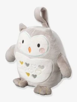 Peluche Aide Au Sommeil Rechargeable TOMMEE TIPPEE Ollie La Chouette Gris Clair/blanc - Tommee Tippee -Vertbaudet Shop peluche aide au sommeil rechargeable tommee tippee ollie la chouette 2