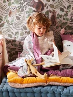 Plaid En Velours VICTORIA Prune - Vertbaudet -Vertbaudet Shop plaid en velours victoria 2