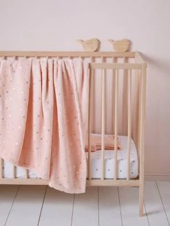 Plaid Enfant Motifs Dorés écru / Coeurs Dorés - Vertbaudet -Vertbaudet Shop plaid enfant motifs dores 4