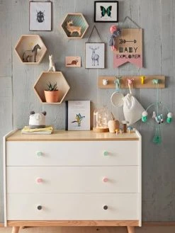 Porte-manteau Avec Patères Z'animo Bois/multicolore - Vertbaudet -Vertbaudet Shop porte manteau avec pateres zanimo 4